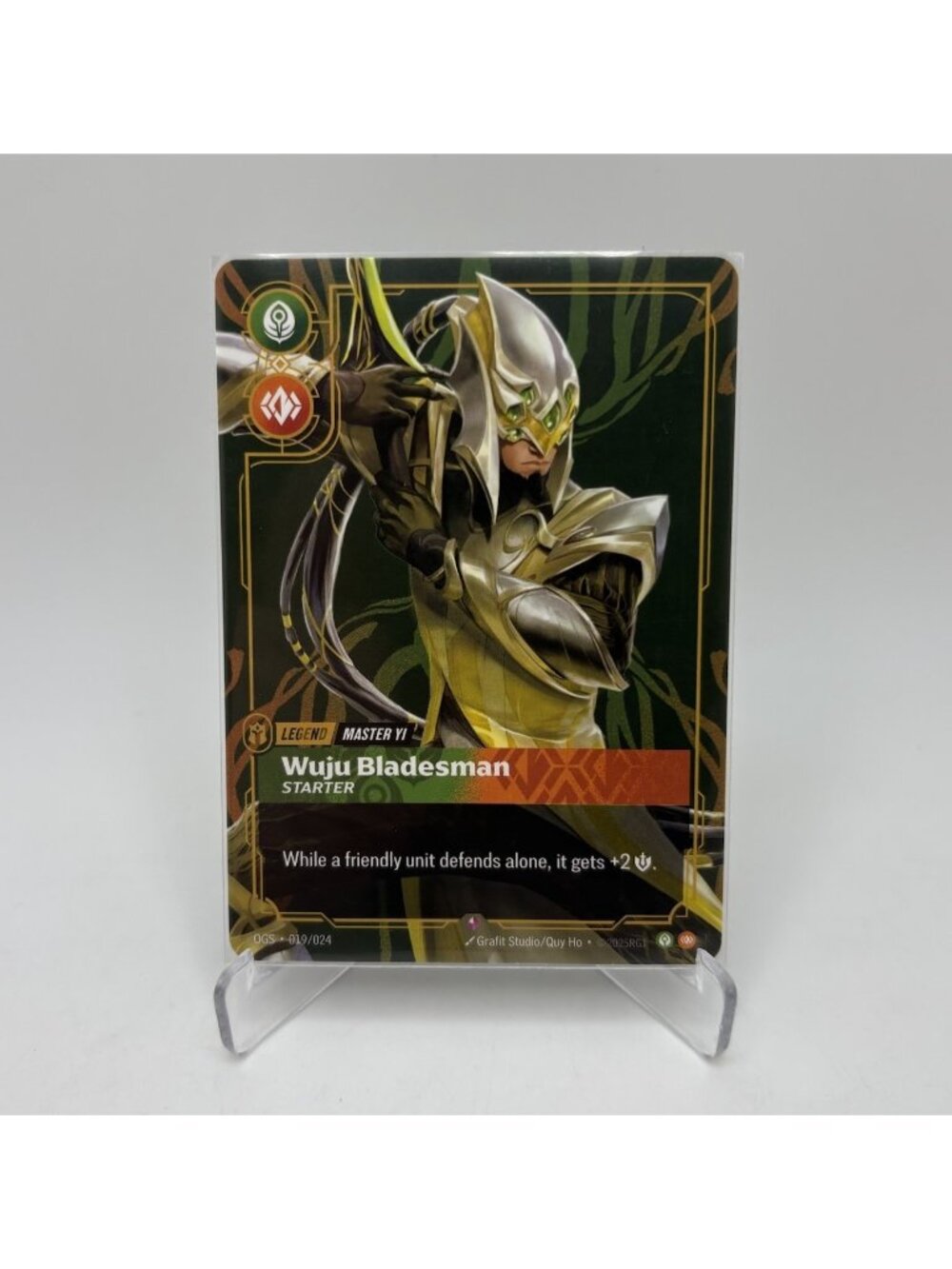 Riftbound TCG Master Yi Wuju Bladesman 019/024 English Near Mint